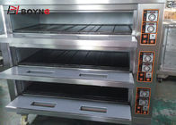 Pizza Oven With Stone Gas Deck Oven Double Layer Bakery Kitchen Equipments