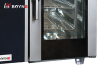 10 Tray Gas Combi Oven LCD Version For Canteen Kitchen Commercial Use