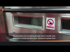 Electirc Commercial Stainless Steel Bakery Deck Oven 2 Deck 2 Tray