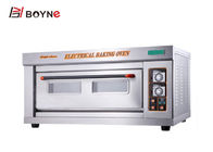 Stainless Steel Industrial  Single Deck Bakery Oven With Mechanical Timer Digital Temperature Controller