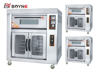 6.8w Stainless Steel Single Deck Electric Oven 6 Trays Proofer 920×700×1100