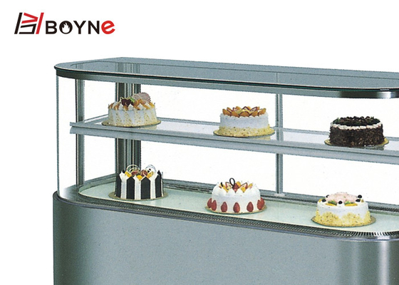 Bakery Shop D Shape Fan Cooling Cake Display Chiller